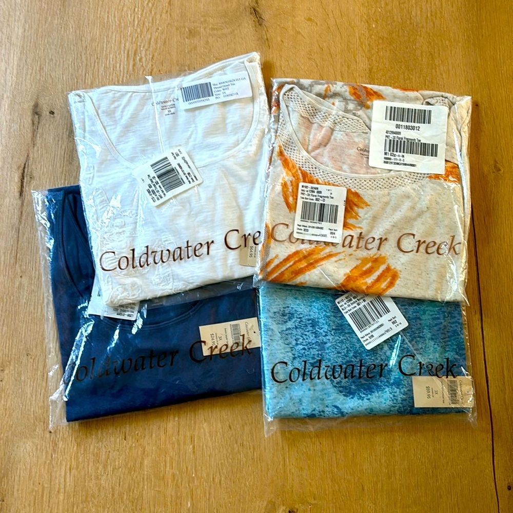 Coldwater Creek Top Bundle 3X NWT